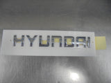 Hyundai Santa Fe Genuine Rear Tailgate Chrome Emblem New Part