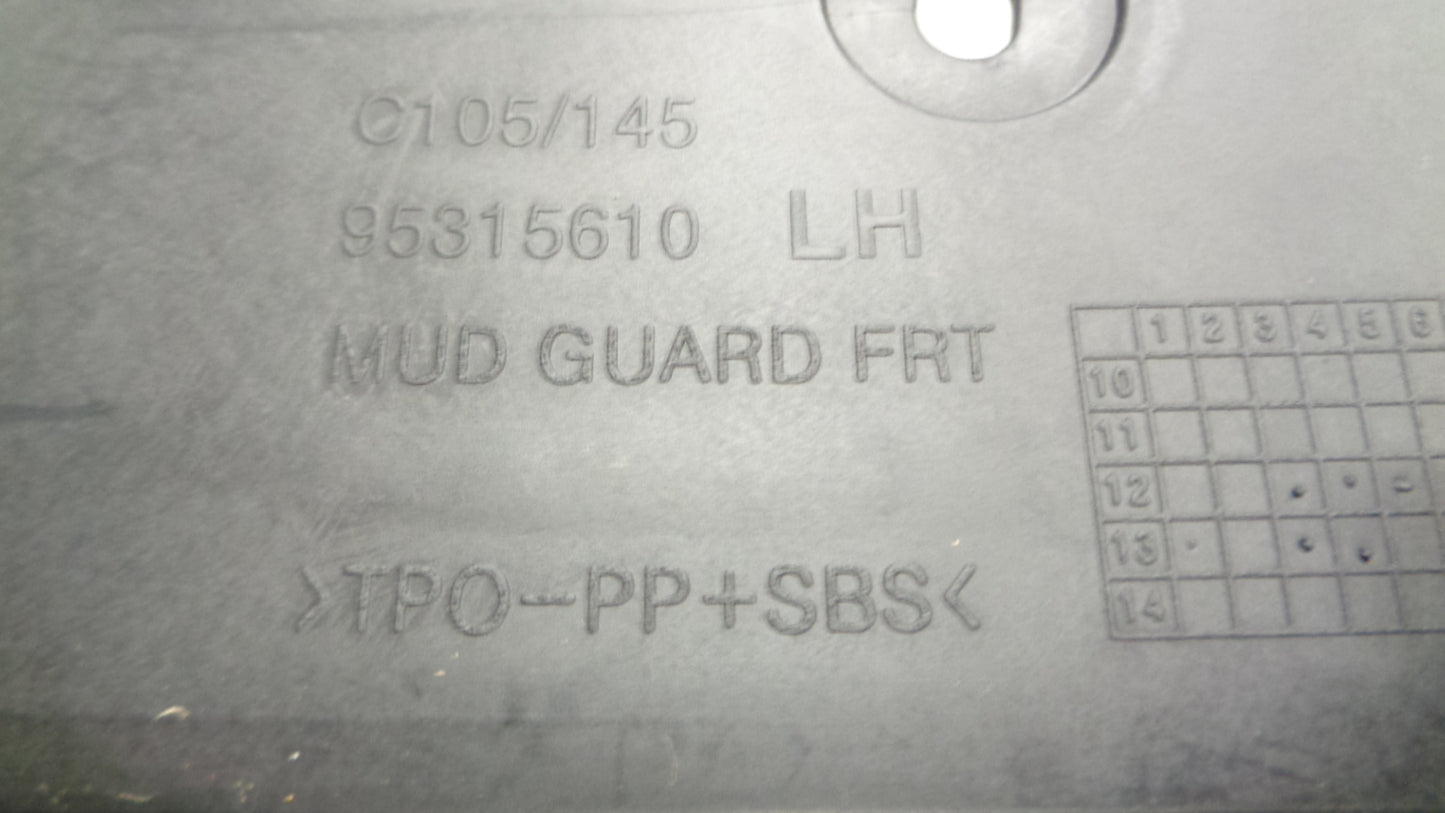 Holden Captiva Genuine Front Left Hand Mud Flap New Part