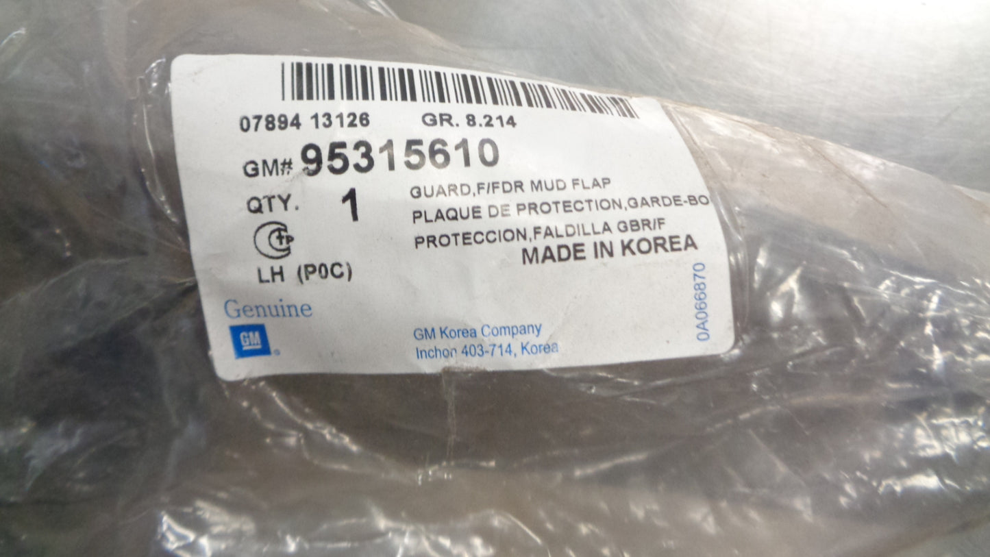 Holden Captiva Genuine Front Left Hand Mud Flap New Part