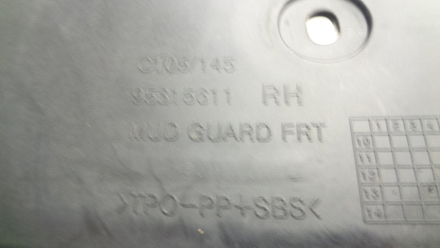 Holden Captiva Genuine Front Right Hand Mud Flap New Part