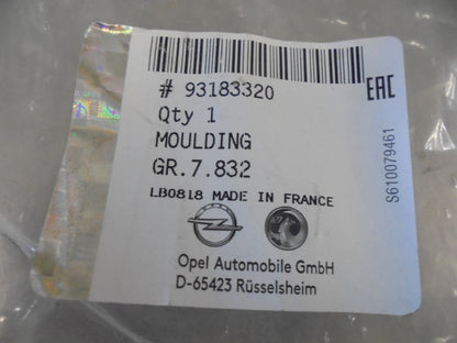 Holden Astra H Genuine Right Hand Front Bumper Trim New Part