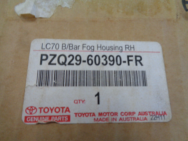 Toyota Lc70 Landcruiser Genuine Right Hand Fog Light Housing New Part