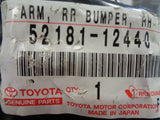 Toyota Corolla Genuine Right Hand Right Hand Rear Bumper Arm New Part