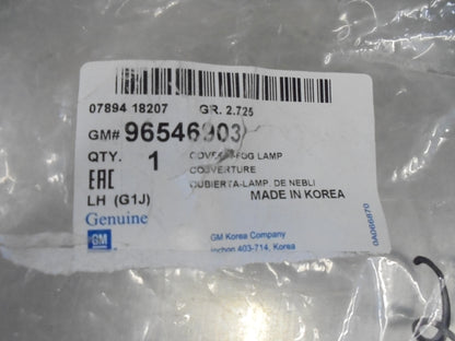 Holden Daewoo Lacetti Genuine Left Hand Front Fog Lamp Cover New Part
