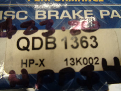 QFM Front Brake Pad Set Suitable For Subaru Impreza New Part