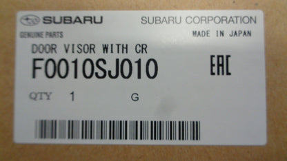Subaru Forester Genuine Chrome Weathershield Set New Part