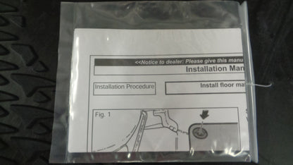 Toyota Corolla Hatch Genuine Rubber Front and Rear Mat Set New Part