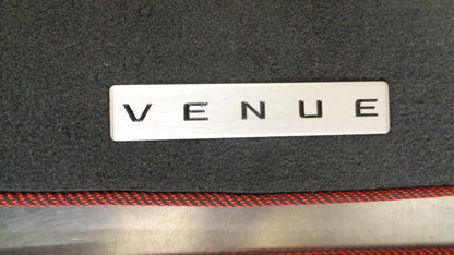 Hyundai Venue Genuine Carpet Floor Mat Set With Red Stitching New Part