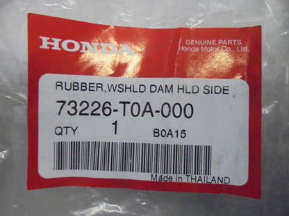 Honda CR-V Genuine Rubber Windscreen Dam New Part