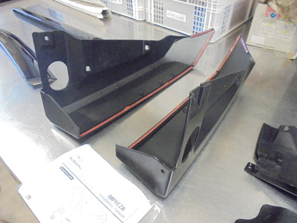 Subaru Impreza Sedan MY12-MY15 Genuine Rear Areo Mud Flap Set New Part