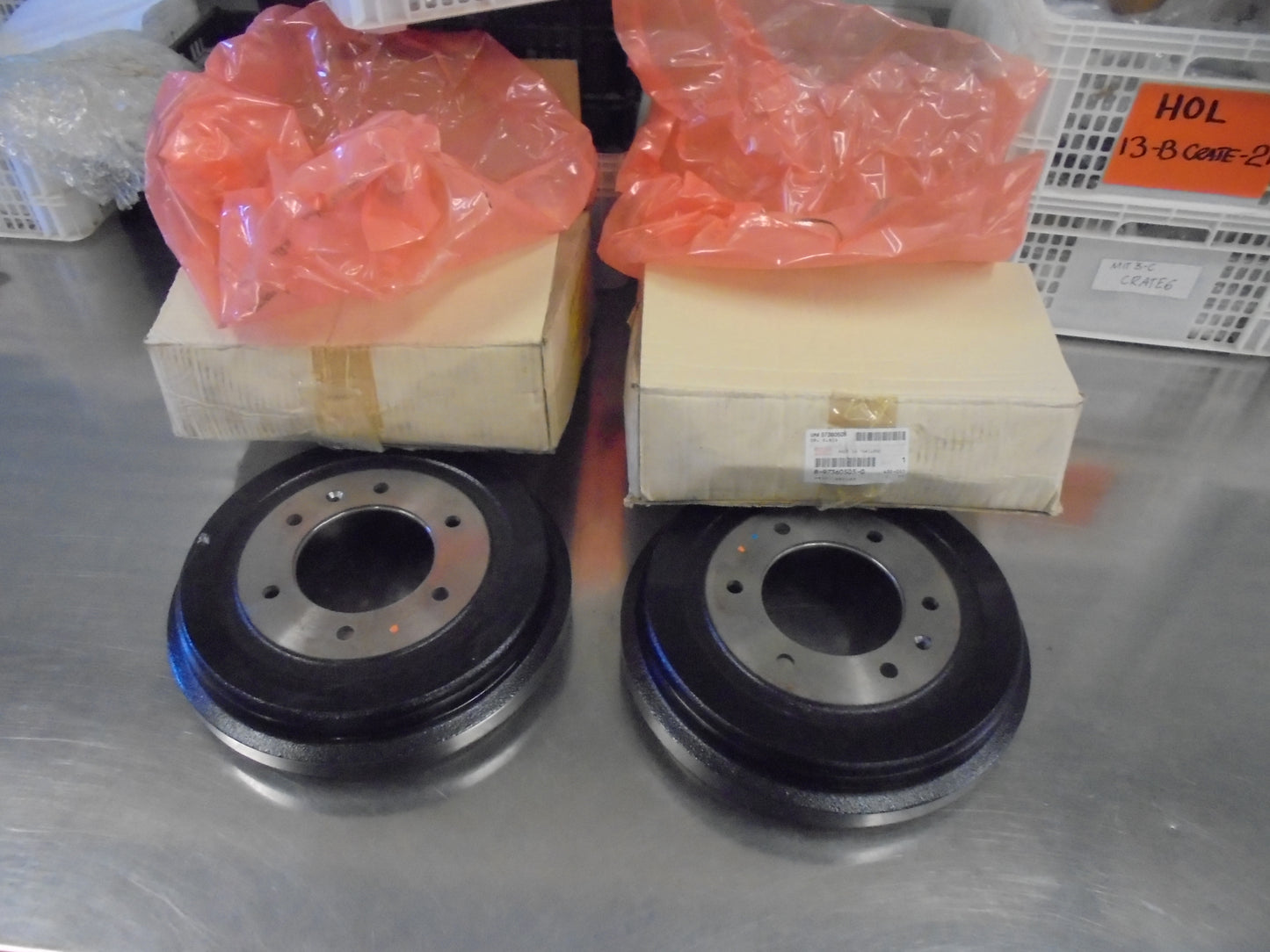 Isuxu D-Max 2WD Genuine Rear Brake Drum (PAIR) New Part