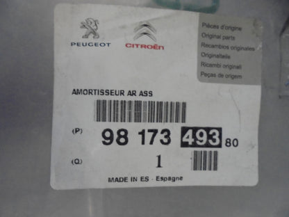 Peugeot 308 Genuine Left Hand Rear Shock Absorber New Part