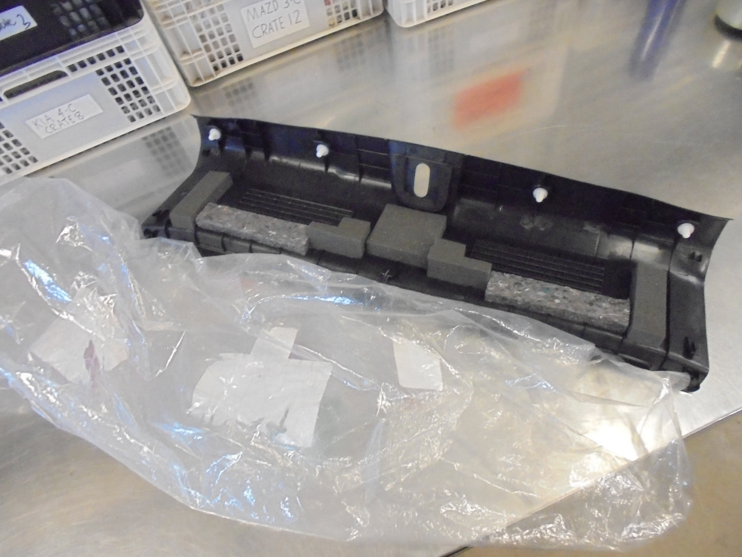 Honda Jazz Genuine Rear Center Panel Trim (Graphite Black) New Part