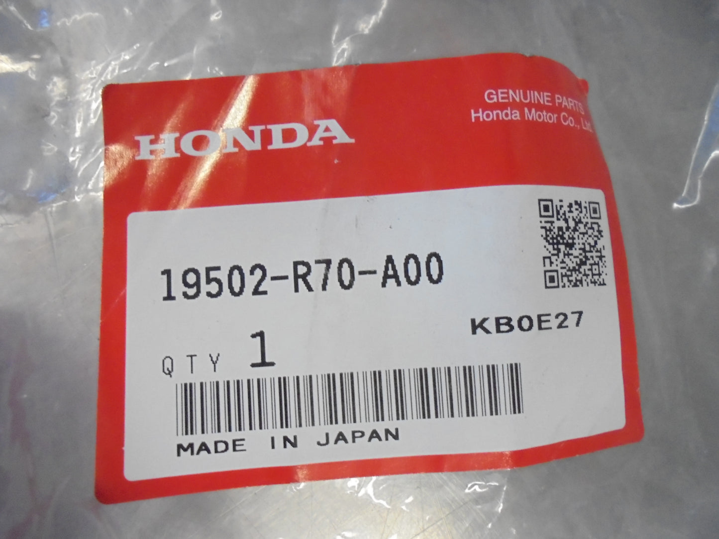 Honda Accord Genuine Lower Radiator Hose New Part