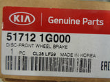 Kia Rio Genuine Front Disc Brake Rotor Pair New Part