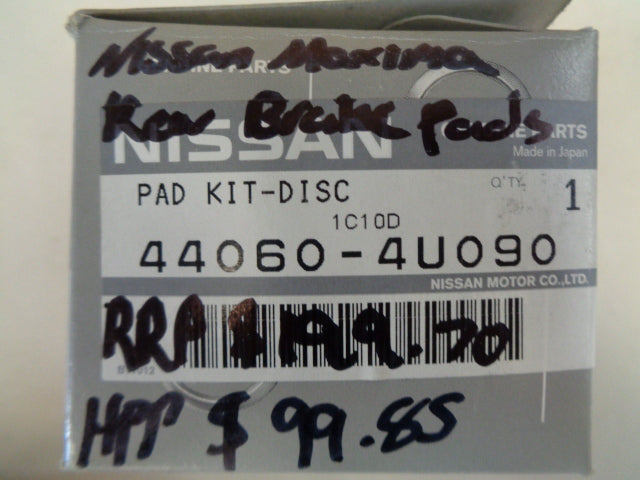 Nissan Maxima Genuine Rear Brake Pads New Part