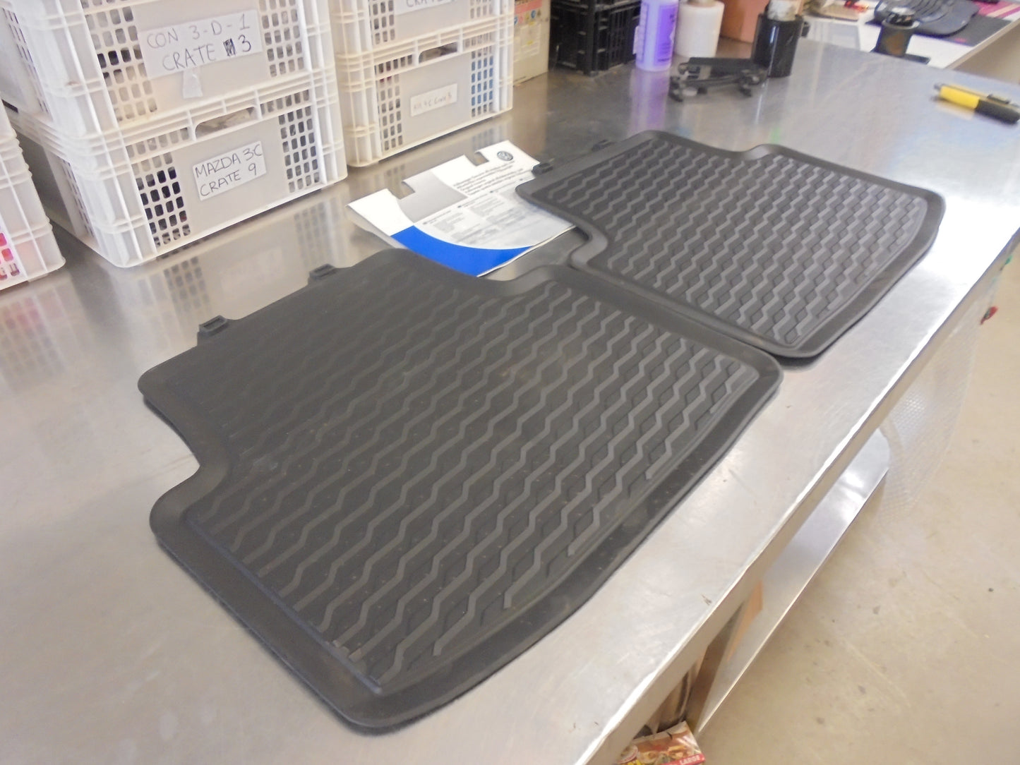 VW Passat Genuine Rubber Front Floor Mat 2015 On New Part