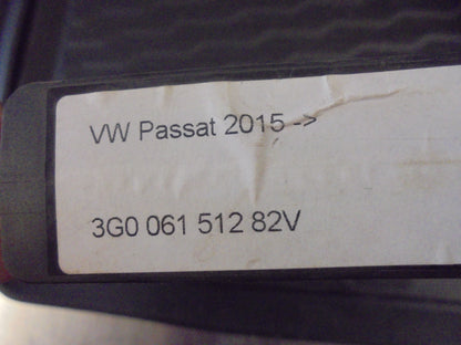 VW Passat Genuine Rubber Front Floor Mat 2015 On New Part