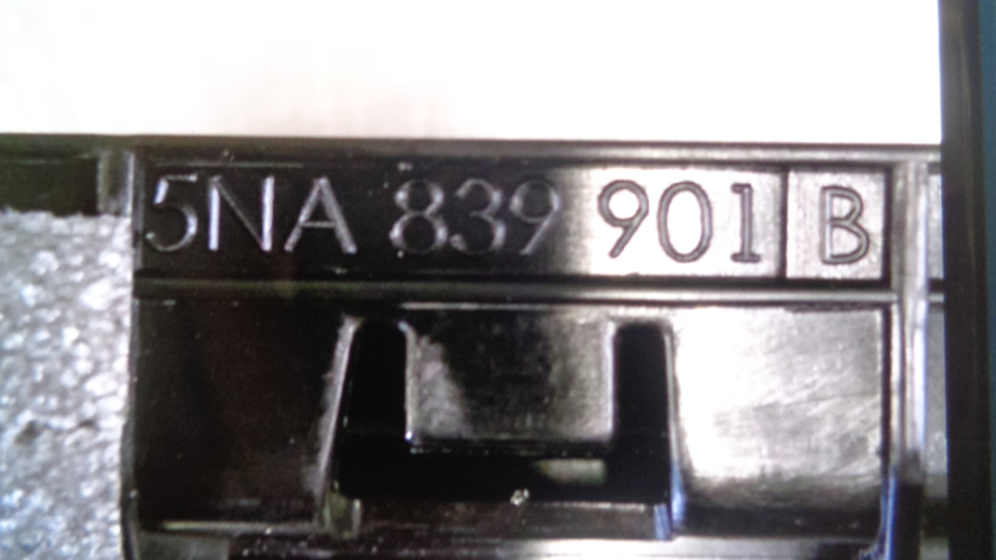 VW Tiguan Genuine Rear Left Black Door Trim New Part