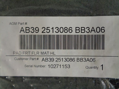 Ford PX Ranger Genuine Front Drivers Floor Mat New Part
