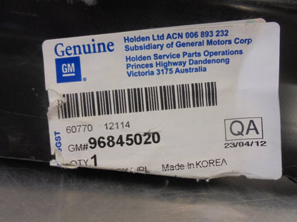 Holden Cruze JH-JG Genuine Reinforcement Body Panel New Part