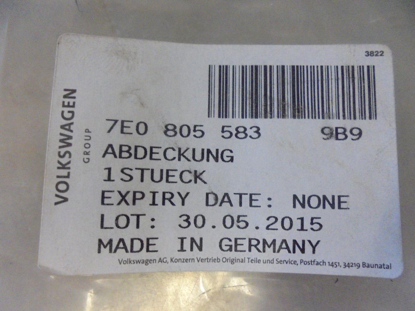 VW Transporter Type 2 Genuine LT Transporter Cover New Part