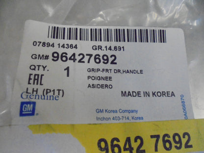 Holden Barina Genuine Front Left Hand Door Handle Inside Grip New Part