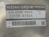 Nissan Qashqai Genuine Left Half Radiator Air Guide New Part