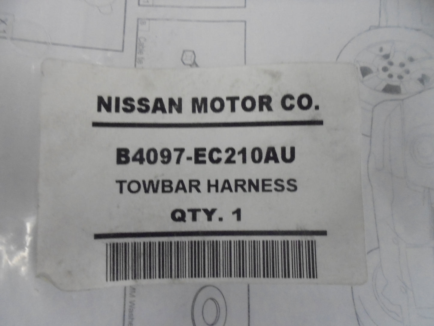 Nissan Y62 Patrol Genuine Towbar Plug Harness Loom New Part
