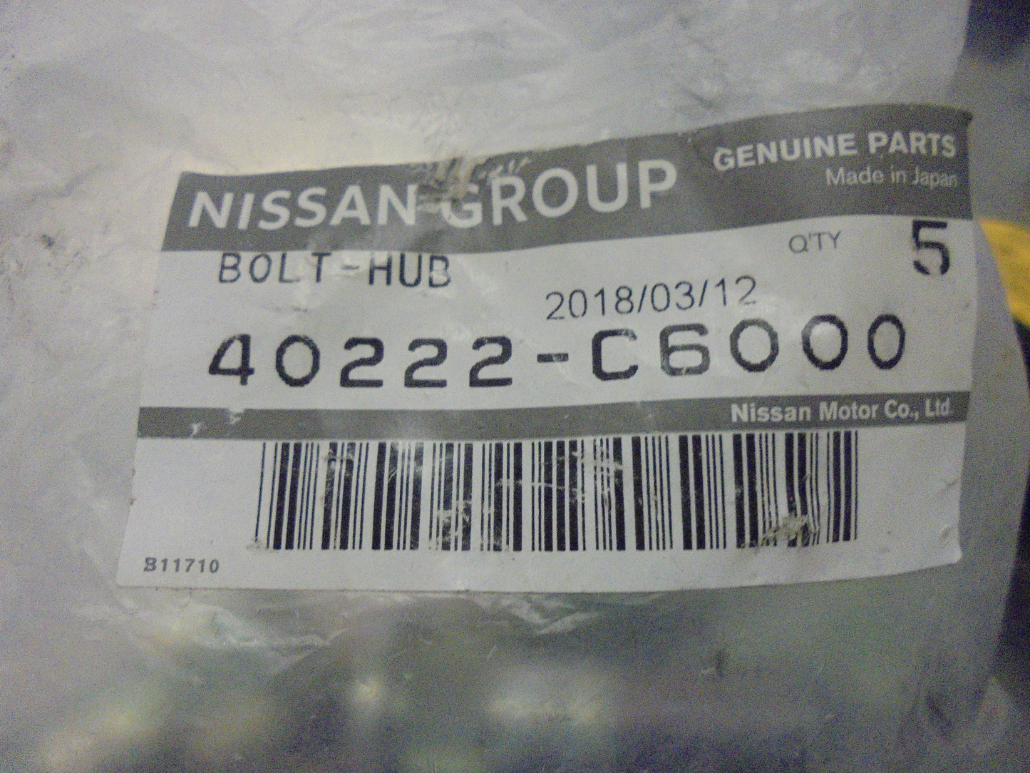 Nissan GQ Patrol Genuine Front Wheel Stud New Part