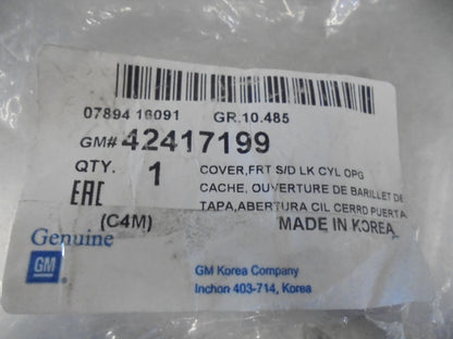Holden Spark Genuine Drivers Front Primed Side Door Lock Cap New Part