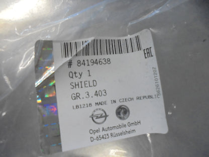 Holden ZB Commodore Genuine Air Intake Splash Shield New Part