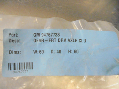 Holden RG Colorado Genuine Front Drive Axle Clu Gear New Part