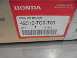 Honda Accord Genuine Rear Disc Rotor (PAIR) New Part