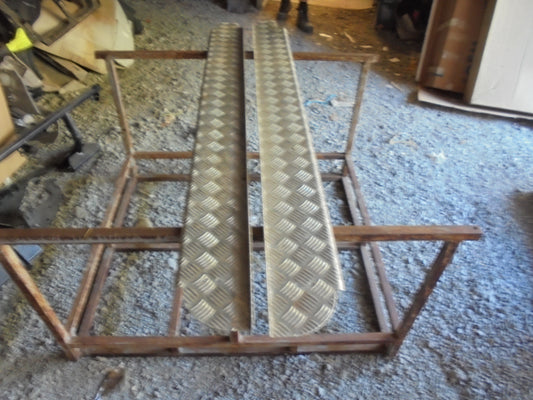 Alloy Side Step Replacement Tread Plates Pair See Description New Part