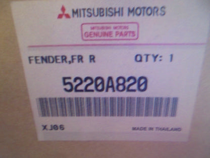 Mitsubishi Triton ML-MN Genuine Right Hand Front Guard New Part