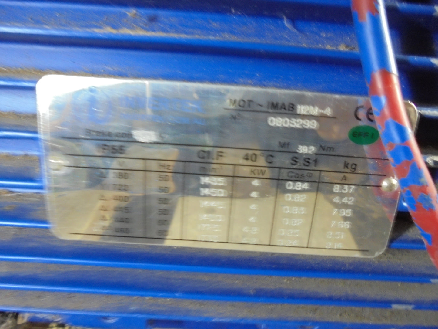 Motovario Helical Gear Reducer H Series Cast Iron Gearbox And Electric Motor New Part