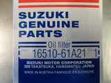 Suzuki Various Models Genuine Oil Filter New Part