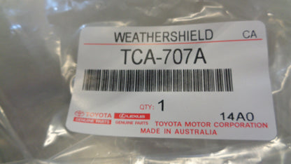 Toyota 70 Series Landcruiser Workmate Genuine Right Hand Weathershield New Part