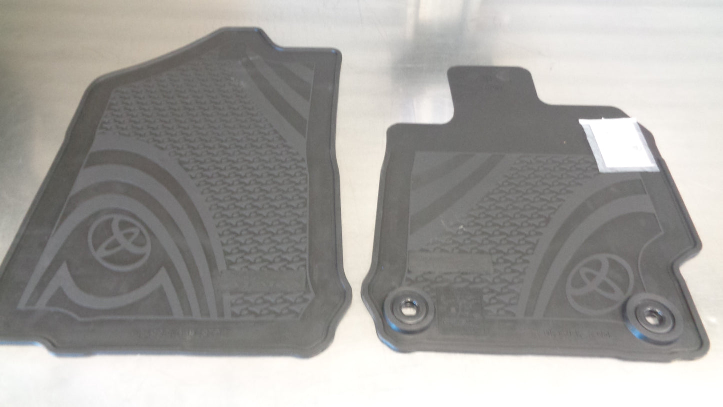 Toyota Camry Atara Genuine Front Rubber Mat Set New Part