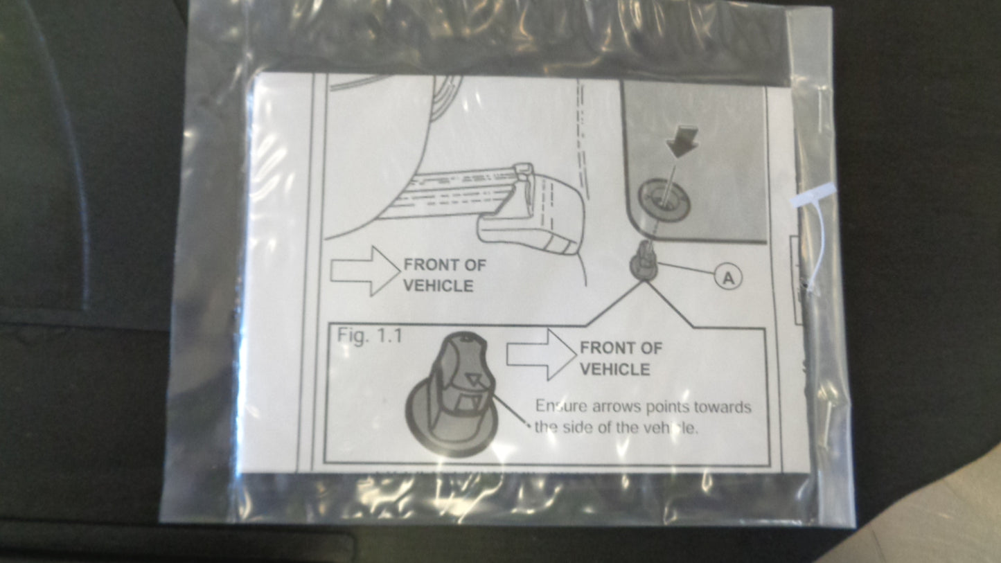 Toyota Camry Atara Genuine Front Rubber Mat Set New Part
