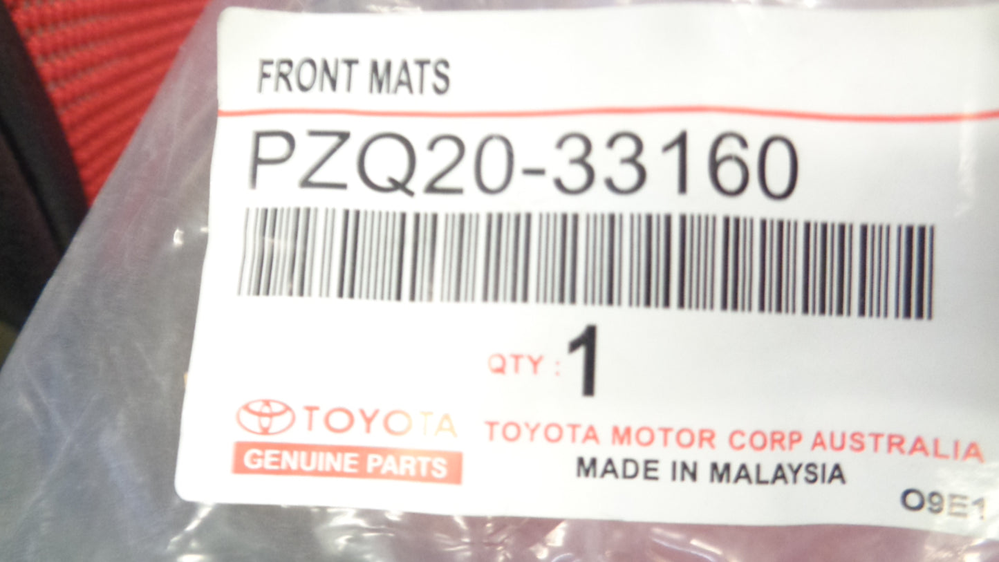 Toyota Camry Atara Genuine Front Rubber Mat Set New Part