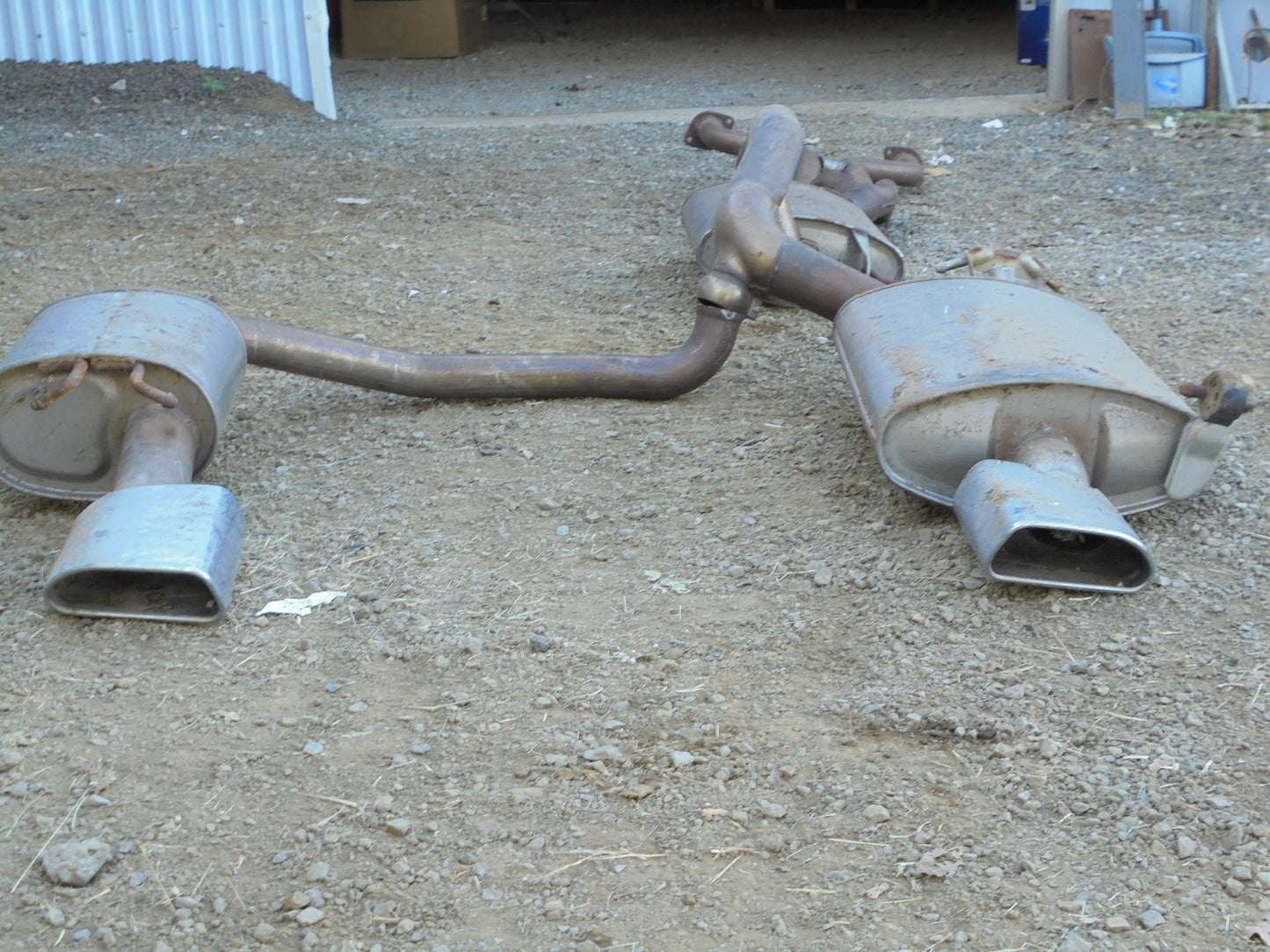 Ford BF Falcon Super Pursuit Ute V8 Genuine Exhaust VGC Used Part
