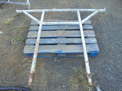 White Rear Steel Ladder Rack VGC Used Part