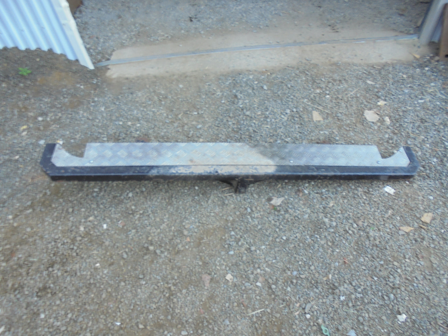 Universal Rear Step Steel With Checker Plate Step Used Part VGC