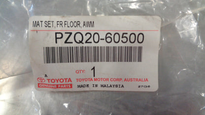 Toyota 70 Series Landcruiser Workmate Front Rubber Mat Set New Part
