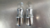 Low Voltage Red 5W 12/24V LED Light Bulb Pair New Part