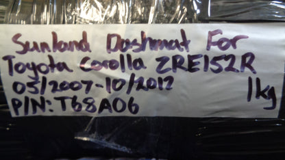 Sunland Dashmat Suitable For Toyota Corolla ZRE152R New Part