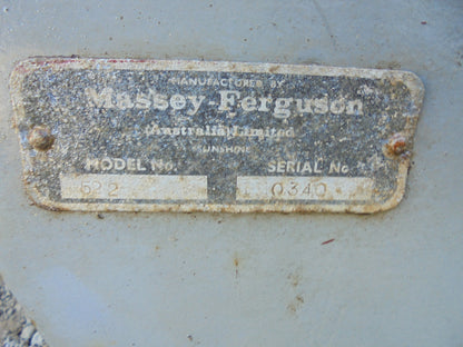 Massey Ferguson (Australian Made) Model No 522 Super Spreader VGC
