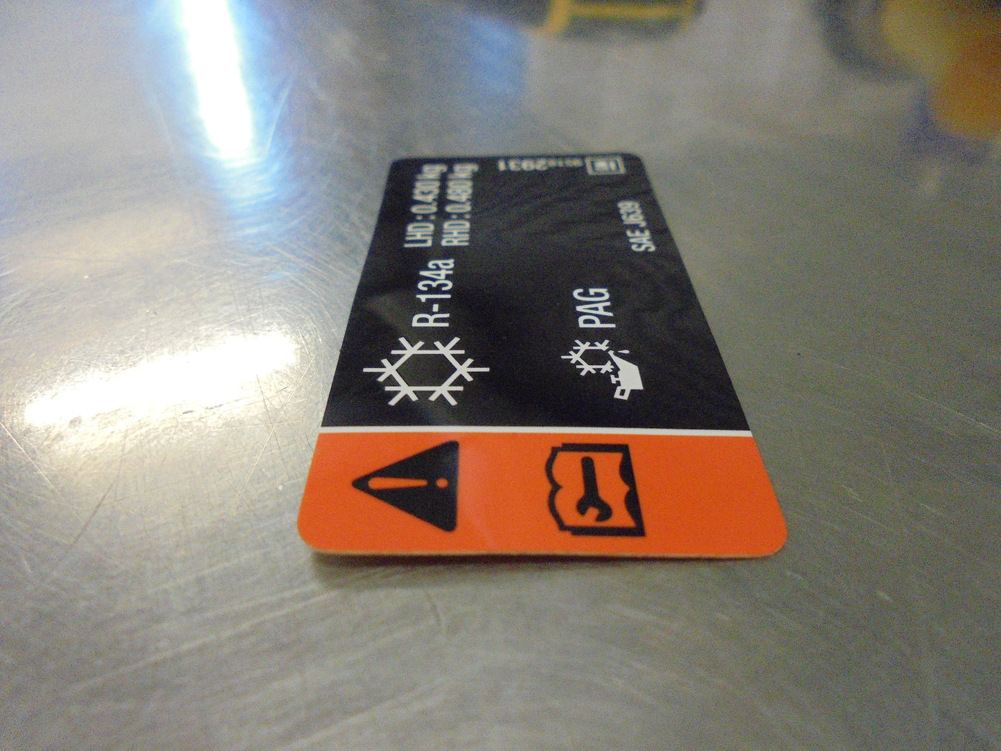 Holden Spark Genuine Air Conditioning Label New Part